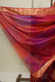 Multicolour Maheshwari Saree - SRMMS1112