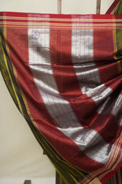 Mehendi Green Cotton Ilkal Saree - SRMGCIS871