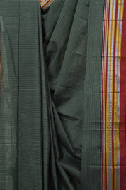 Green Cotton Ilkal Saree - SRGCIS875