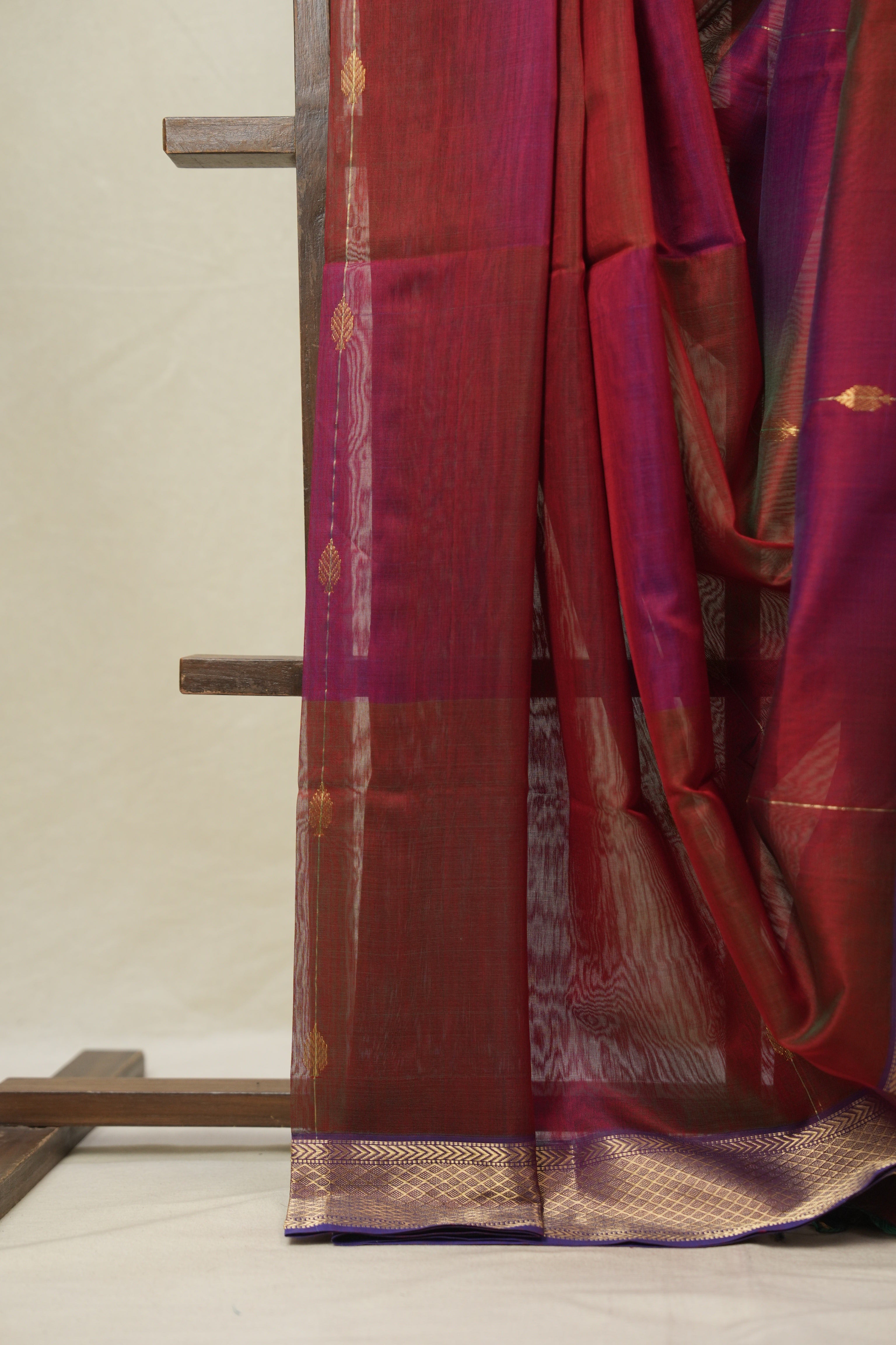 Multicolour Maheshwari Saree - SRMMS1111