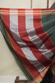 Green Cotton Ilkal Saree - SRGCIS875