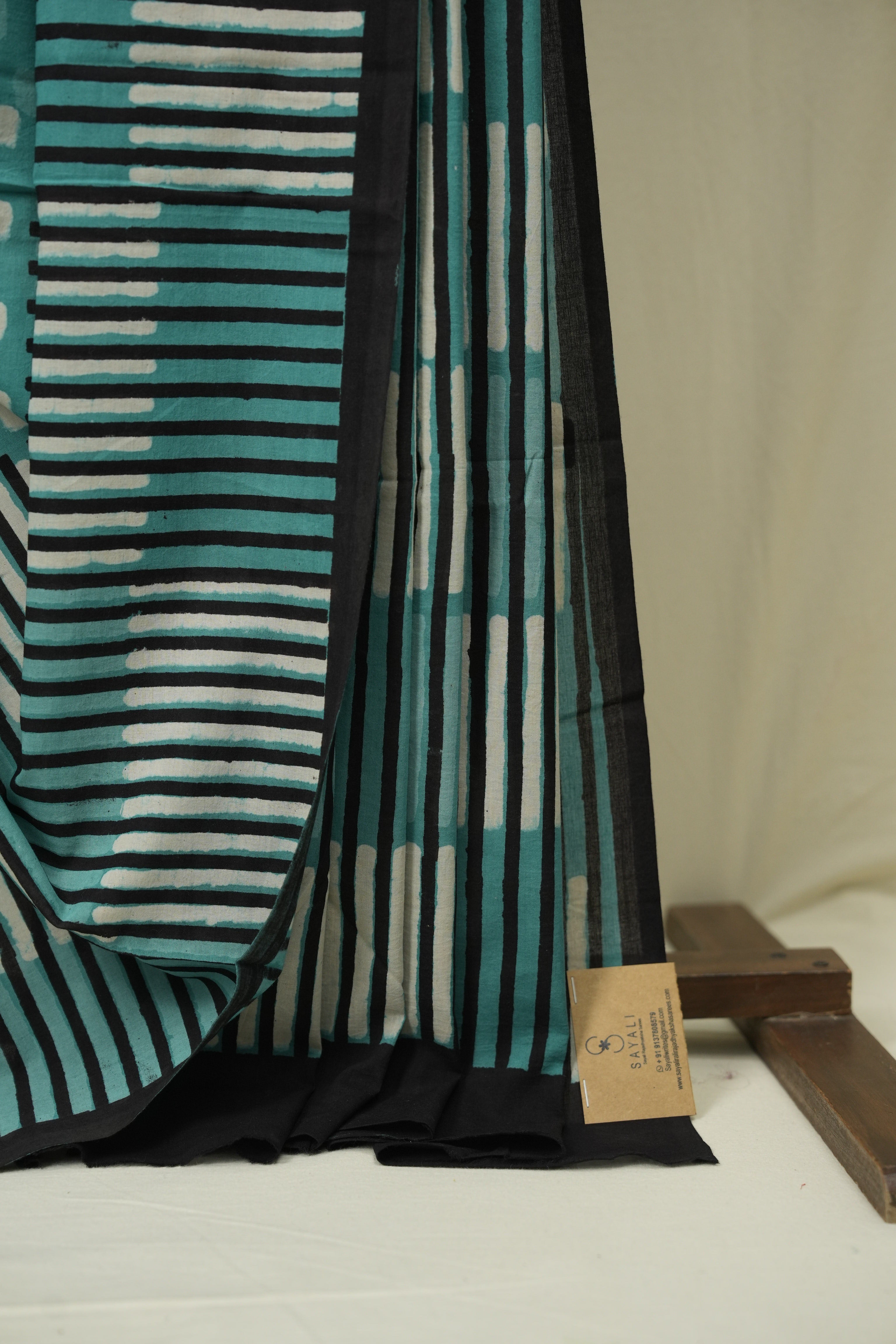 Green HBP Cotton Saree - SRGCS3502