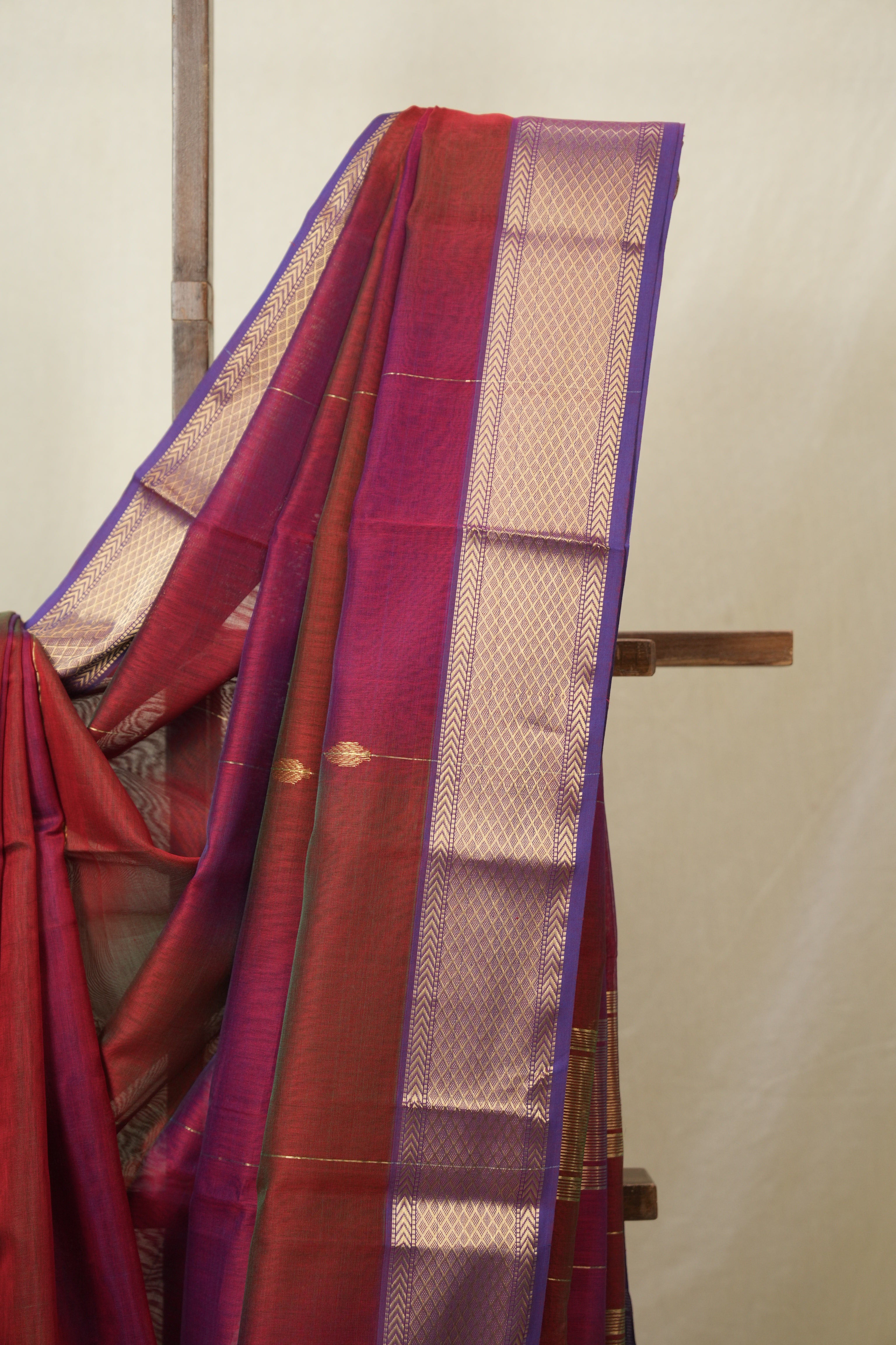 Multicolour Maheshwari Saree - SRMMS1111