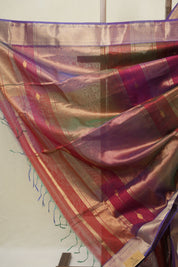 Multicolour Maheshwari Saree - SRMMS1111