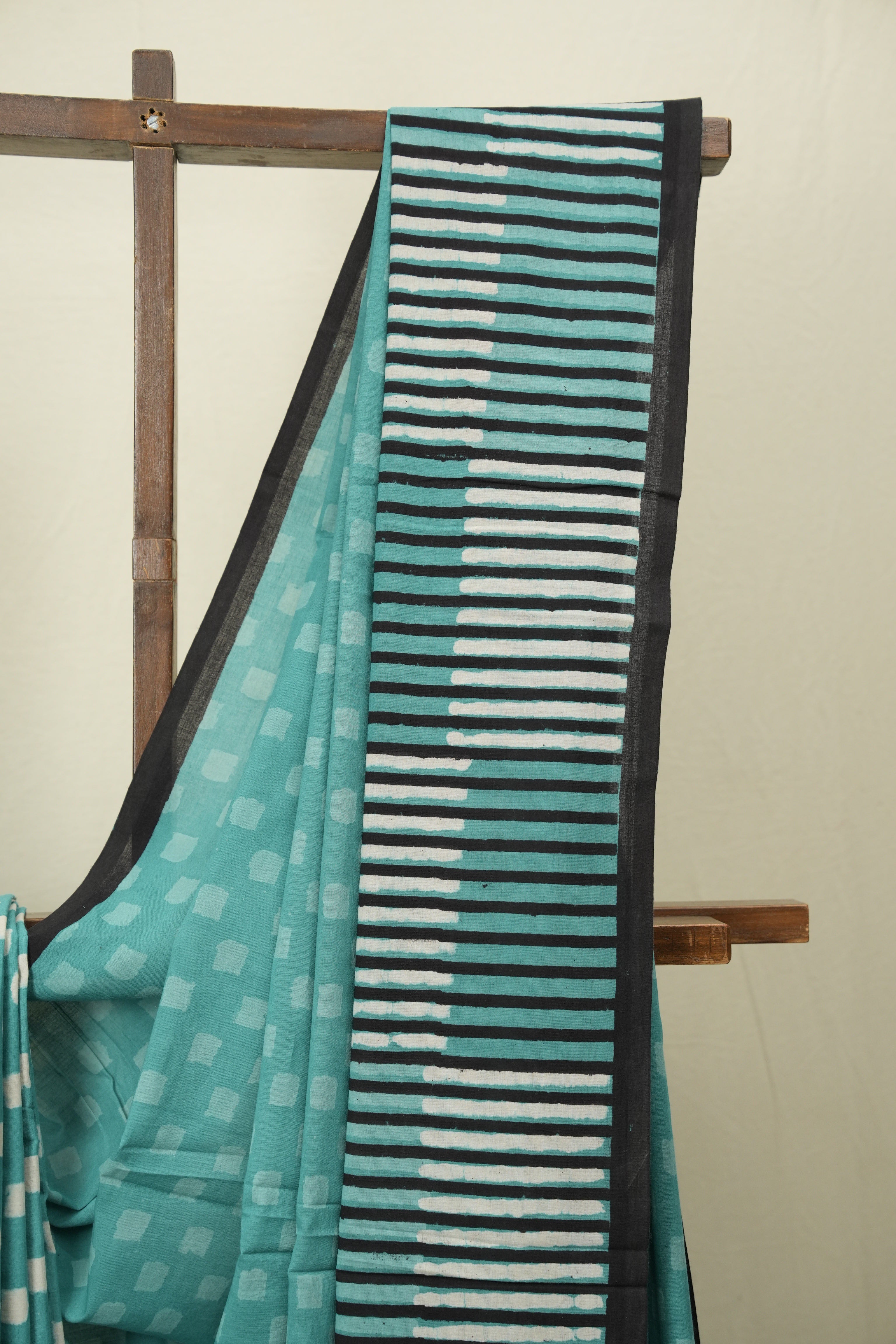 Green HBP Cotton Saree - SRGCS3502
