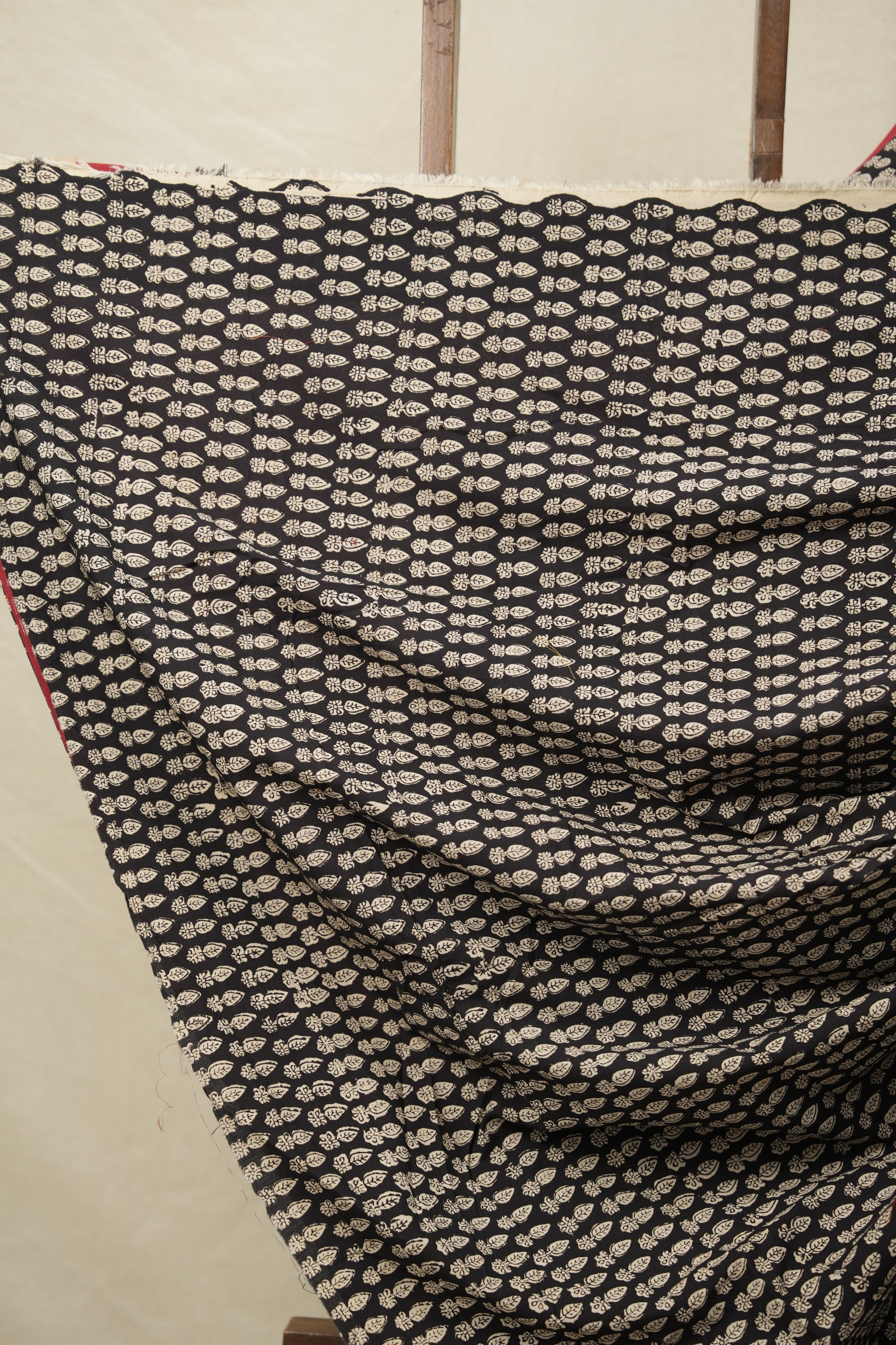 Maroon Cotton Patchwork Saree - SRMCPS274