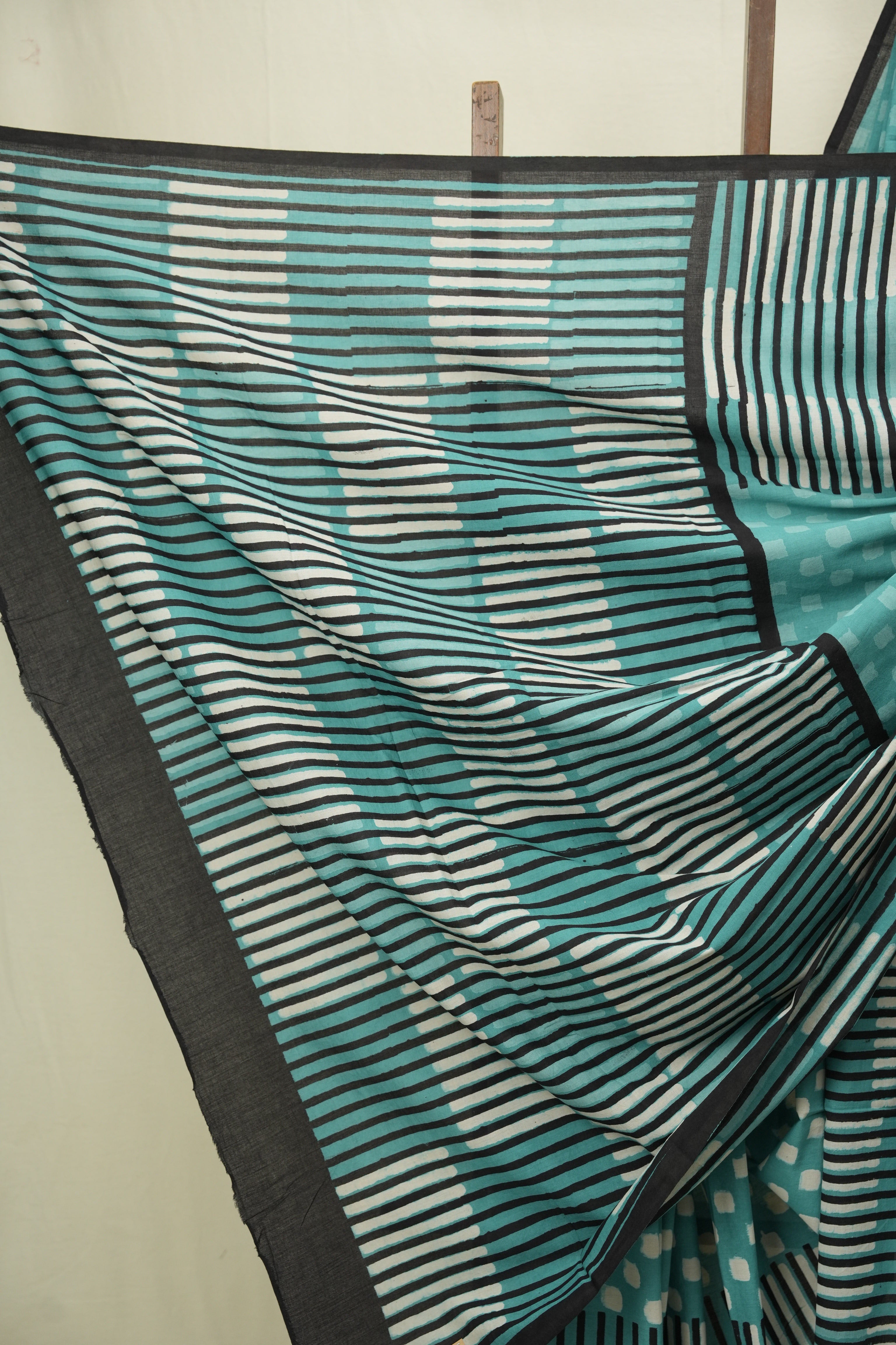 Green HBP Cotton Saree - SRGCS3502