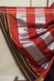 Purple Cotton Ilkal Saree - SRPCIS870