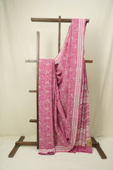 Pink HBP Cotton Saree - SRPCS3505