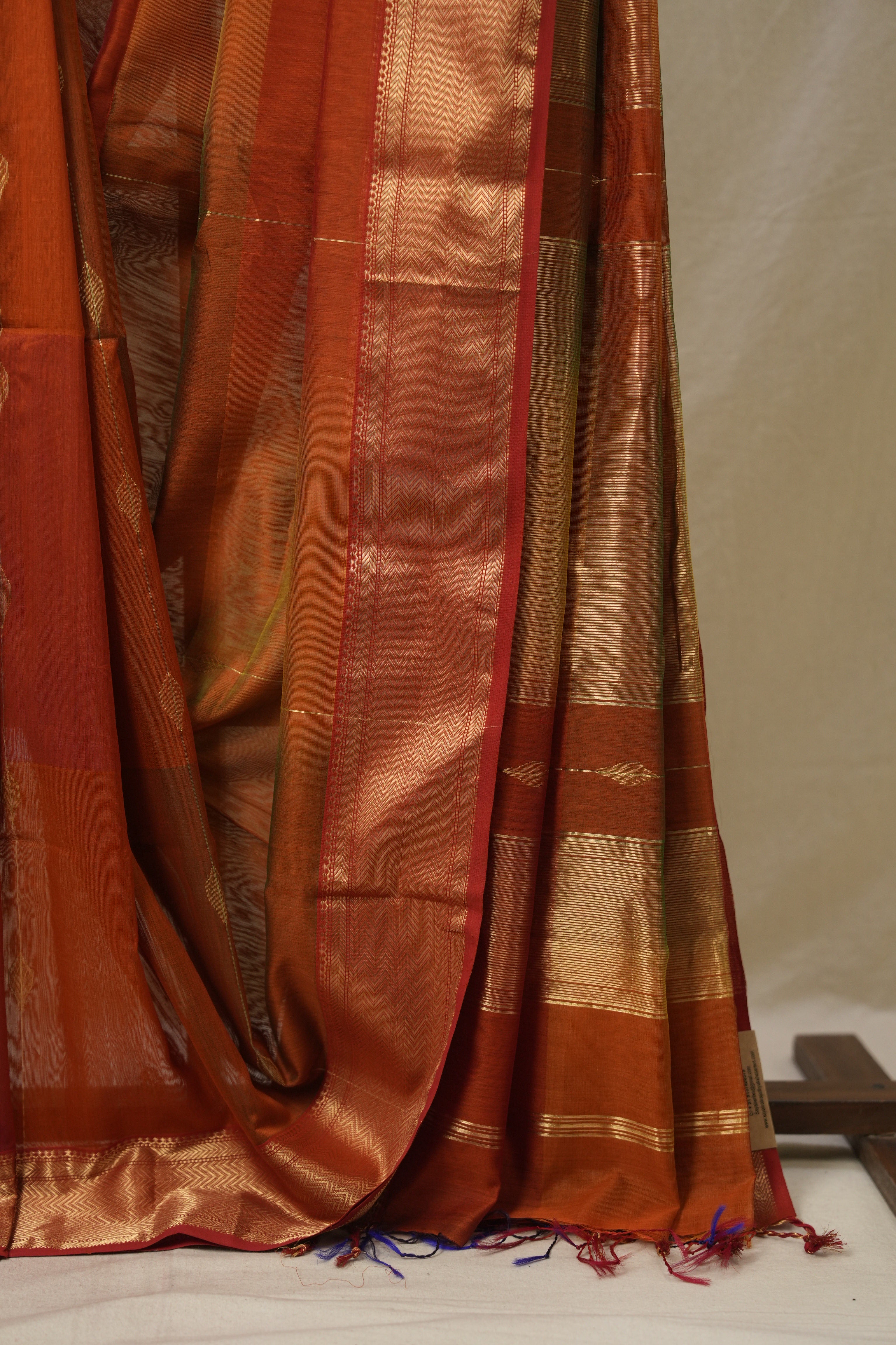 Multicolor Maheshwari Saree - SRMMS1110