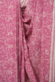 Pink HBP Cotton Saree - SRPCS3505