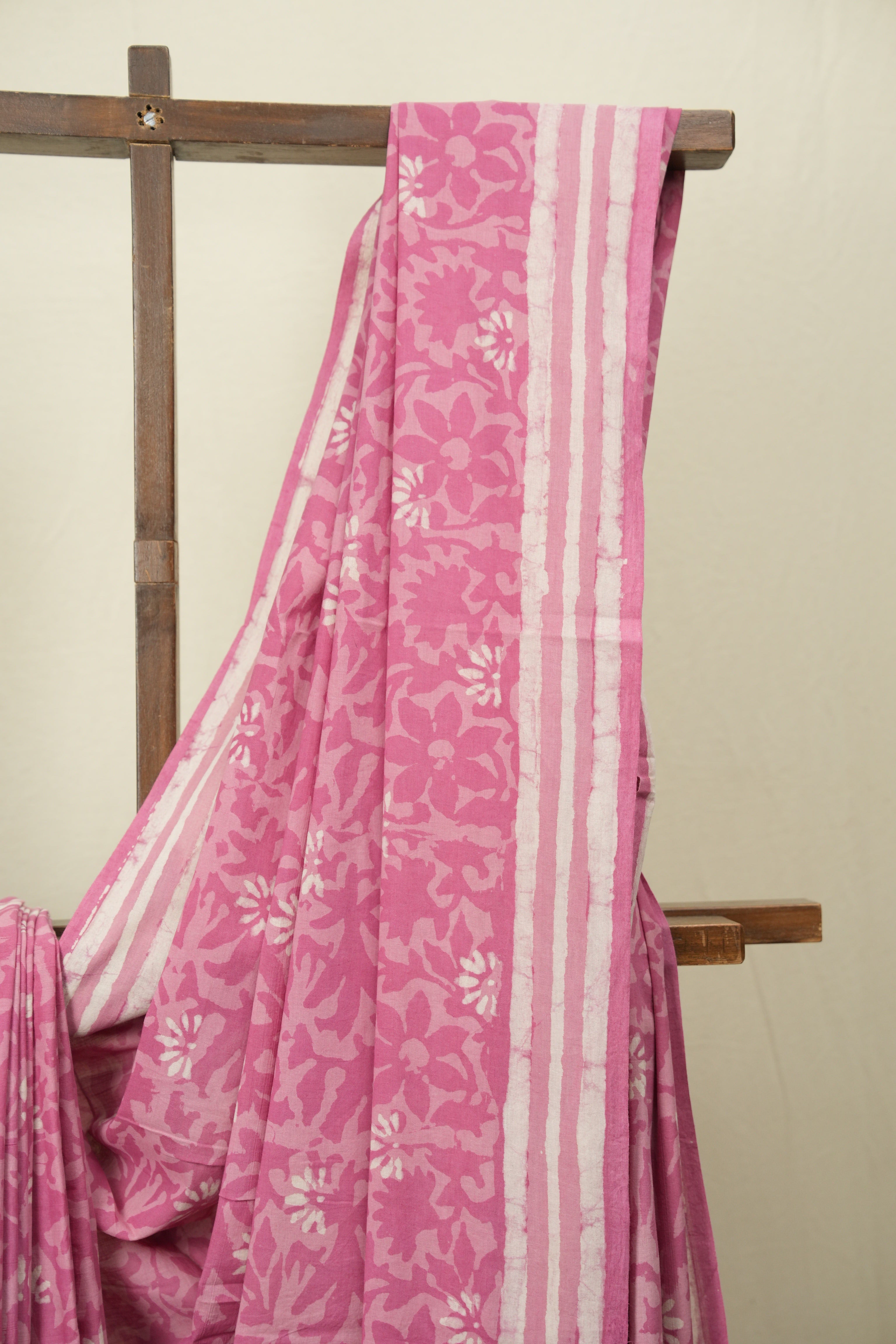 Pink HBP Cotton Saree - SRPCS3505
