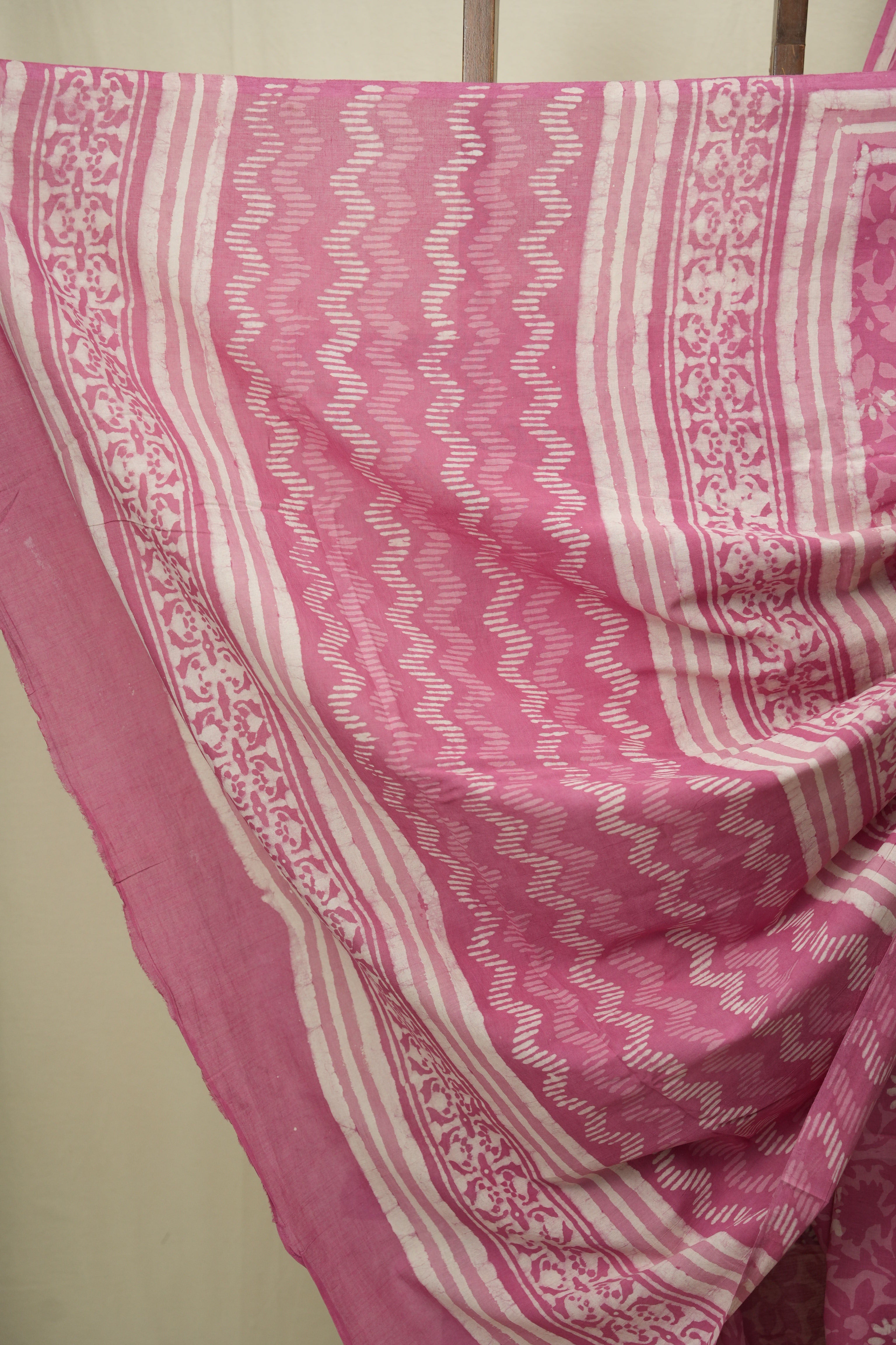 Pink HBP Cotton Saree - SRPCS3505
