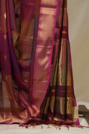 Multicolour Maheshwari Saree - SRMMS1108