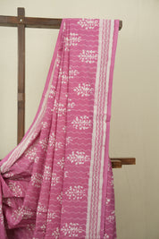 Pink HBP Cotton Saree - SRPCS3504