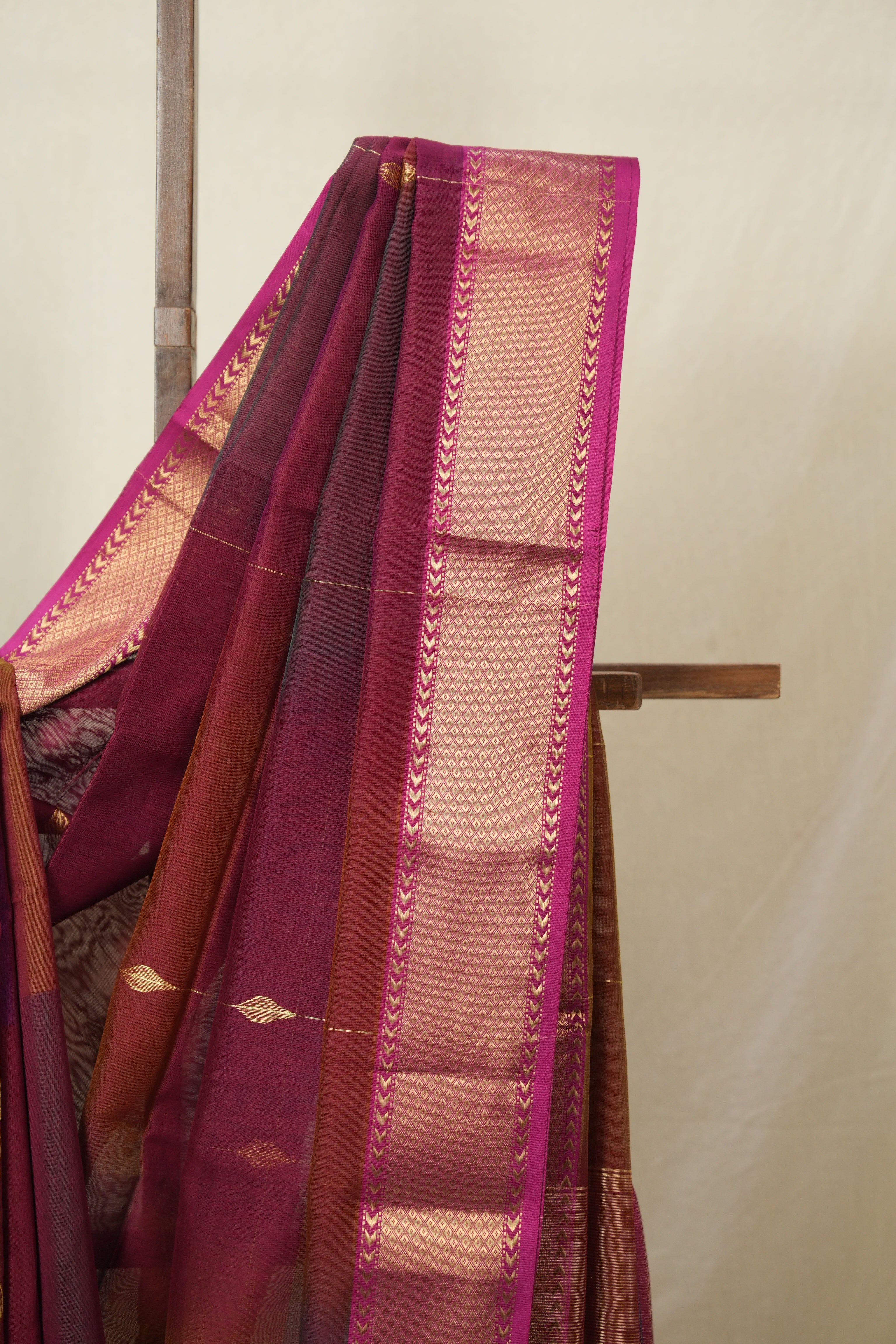 Multicolour Maheshwari Saree - SRMMS1108