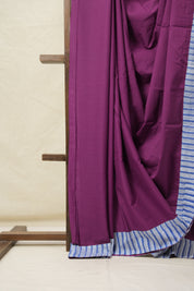 Magenta Cotton Patchwork Saree - SRMCPS270