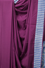 Magenta Cotton Patchwork Saree - SRMCPS270