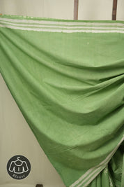 Pista Green HBP Cotton Saree - SRPGCS3506