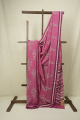 Pink HBP Cotton Saree - SRPCS3507