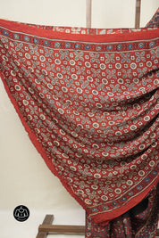 Rama Green HBP Modal Silk Bandhani Saree - SRRGMSBS586