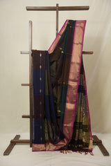 Multicolor Maheshwari Saree - SRMMS1107