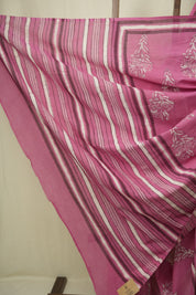 Pink HBP Cotton Saree - SRPCS3507
