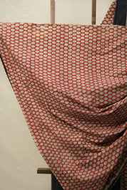 Black Cotton Patchwork Saree - SRBCPS269