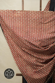 Black Cotton Patchwork Saree - SRBCPS269