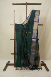 Green Maheshwari Saree - SRGMS1104