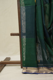 Green Maheshwari Saree - SRGMS1104