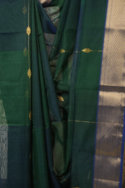 Green Maheshwari Saree - SRGMS1104