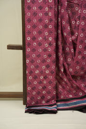 Pink HBP Cotton Saree - SRPCS3586