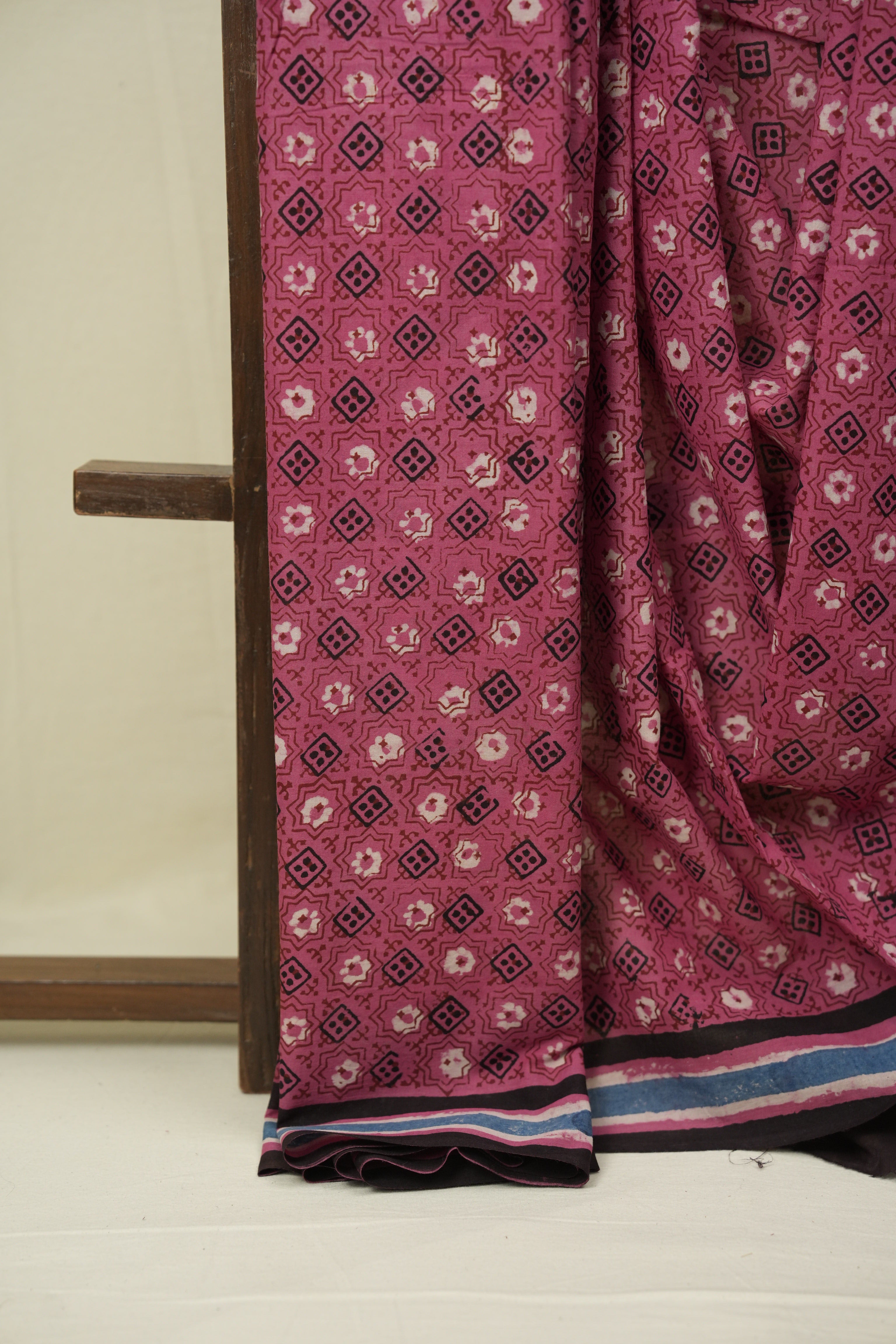 Pink HBP Cotton Saree - SRPCS3586