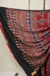 Mehendi Green HBP Modal Silk Bandhani Saree - SRMGMSBS583