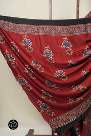 Mehendi Green HBP Modal Silk Bandhani Saree - SRMGMSBS583
