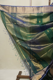 Green Maheshwari Saree - SRGMS1104