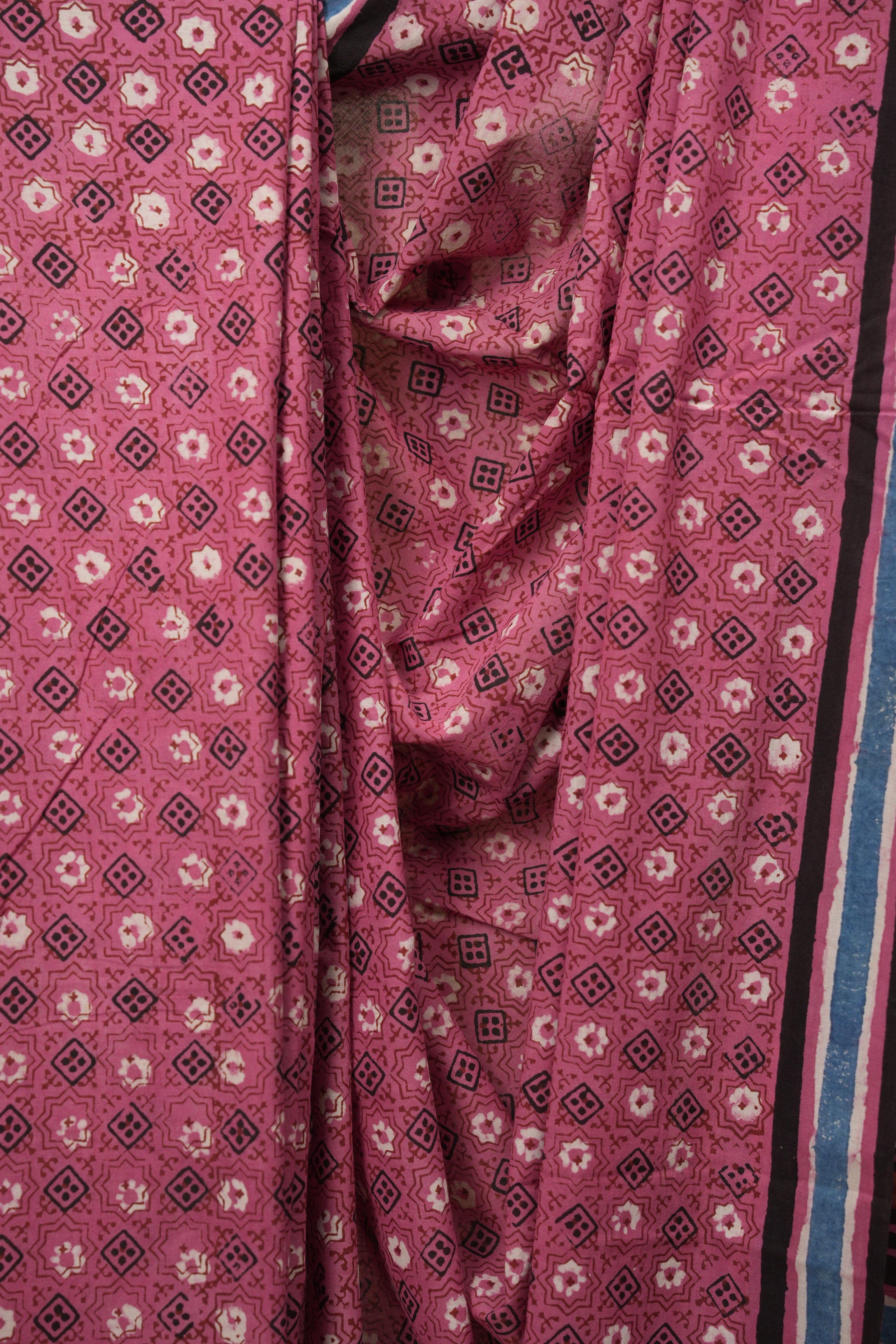Pink HBP Cotton Saree - SRPCS3586