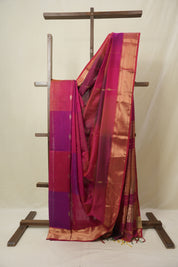 Pink Maheshwari Saree - SRPMS1105