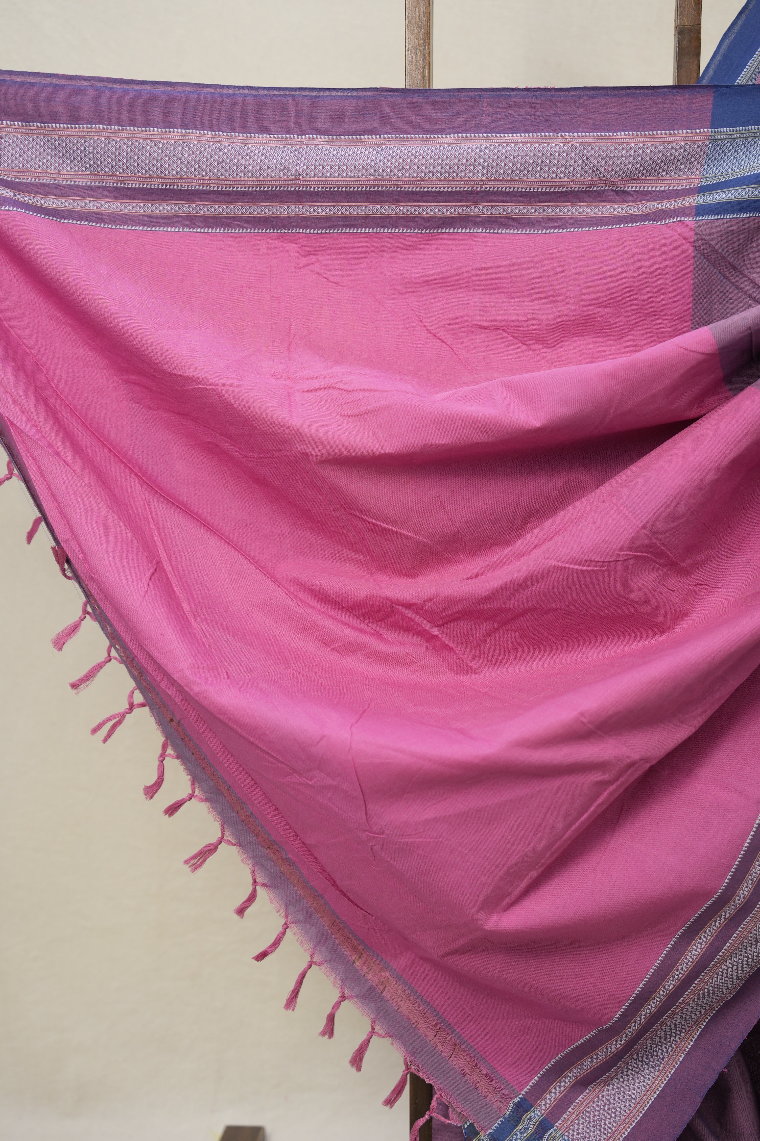 Two Tone Purple Plain Cotton Ilkal Saree - SRTTPPCIS799