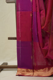 Pink Maheshwari Saree - SRPMS1105