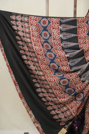 Violet HBP Modal Silk Bandhani Saree - SRVMSBS582