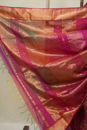 Pink Maheshwari Saree - SRPMS1105
