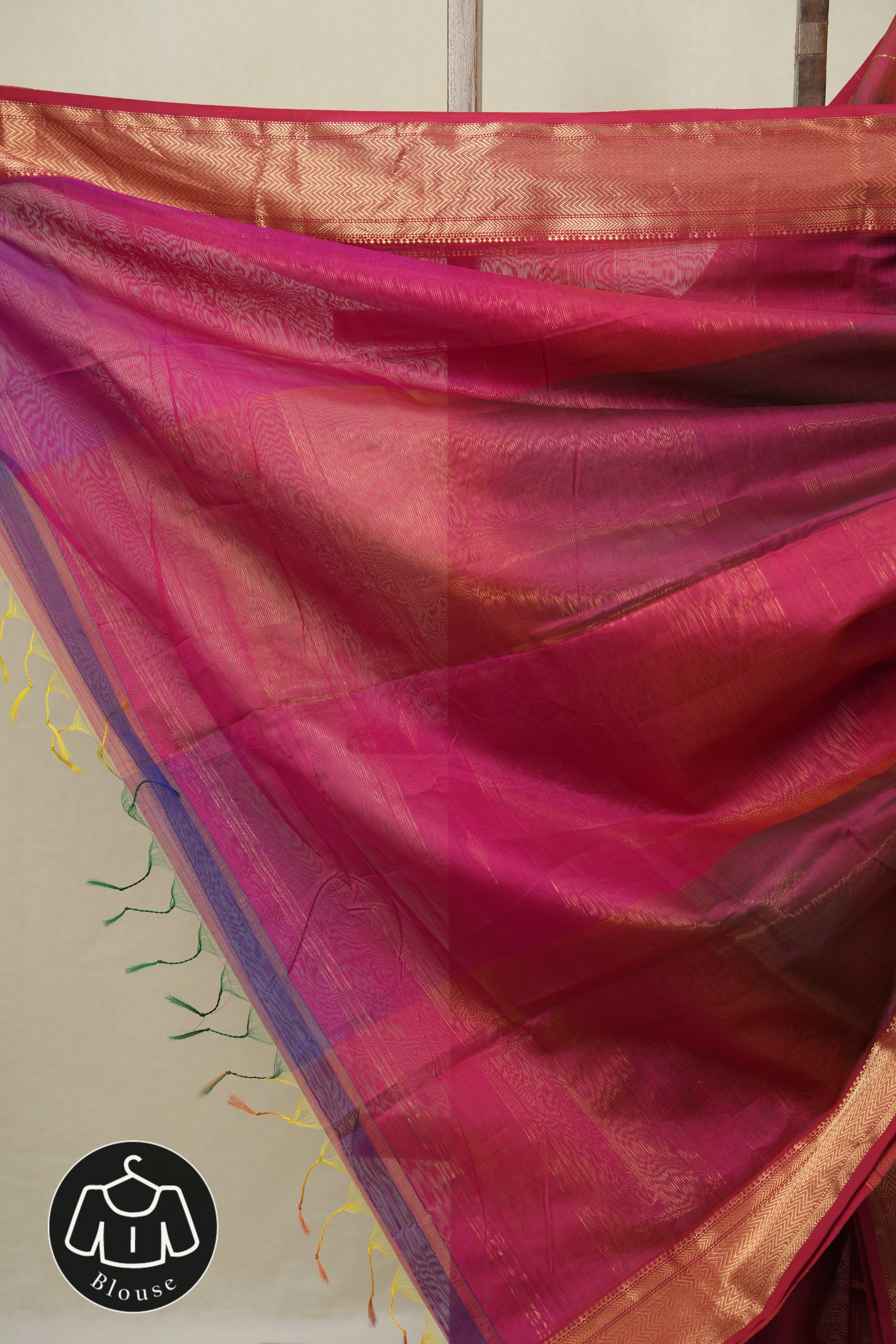 Pink Maheshwari Saree - SRPMS1105