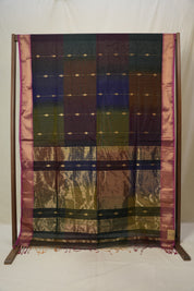 Multicolor Maheshwari Saree - SRMMS1107