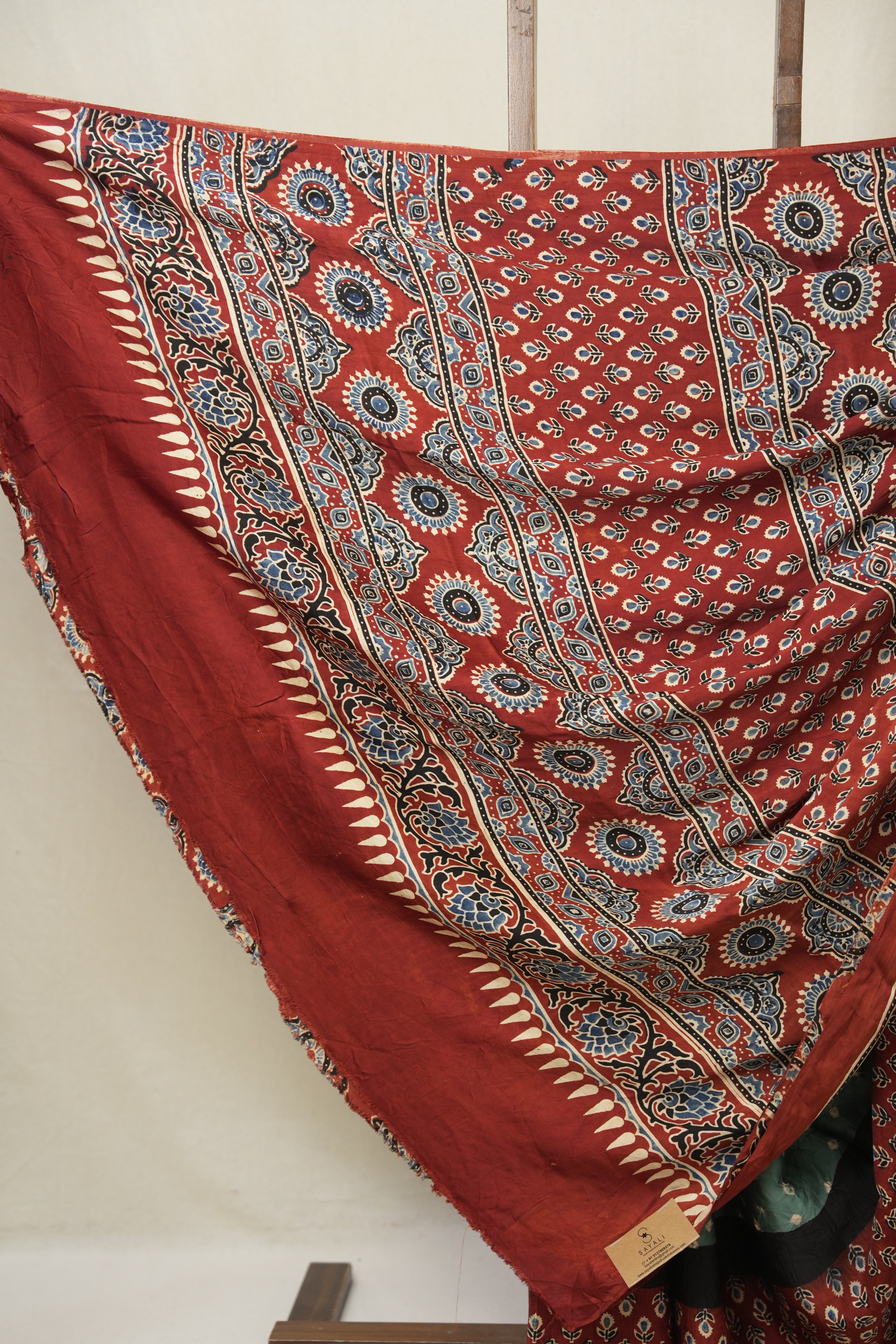 Dusty Green HBP Modal Silk Bandhani Saree - SRDGMSBS581