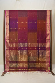Multicolour Maheshwari Saree - SRMMS1108