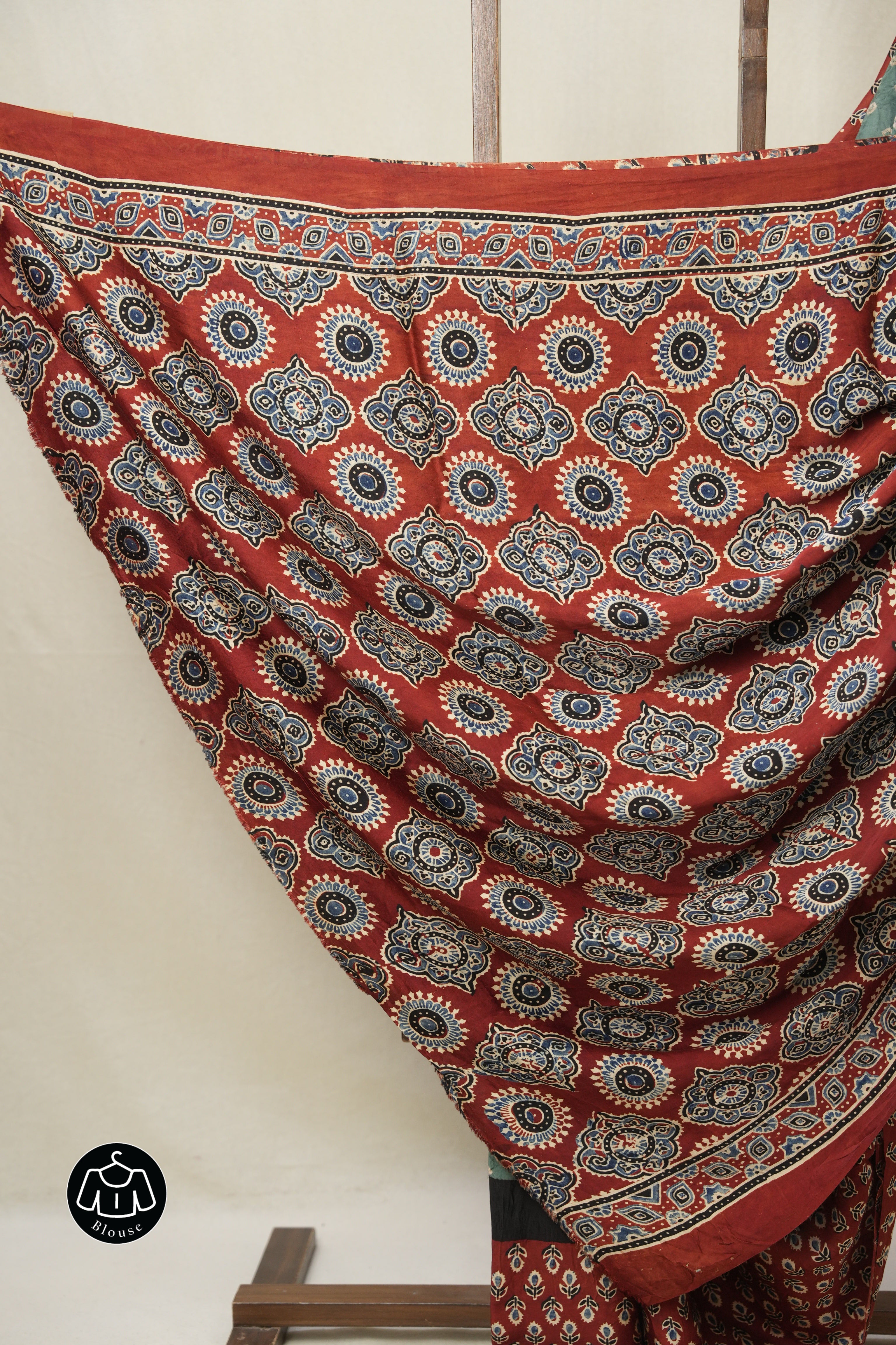 Dusty Green HBP Modal Silk Bandhani Saree - SRDGMSBS581