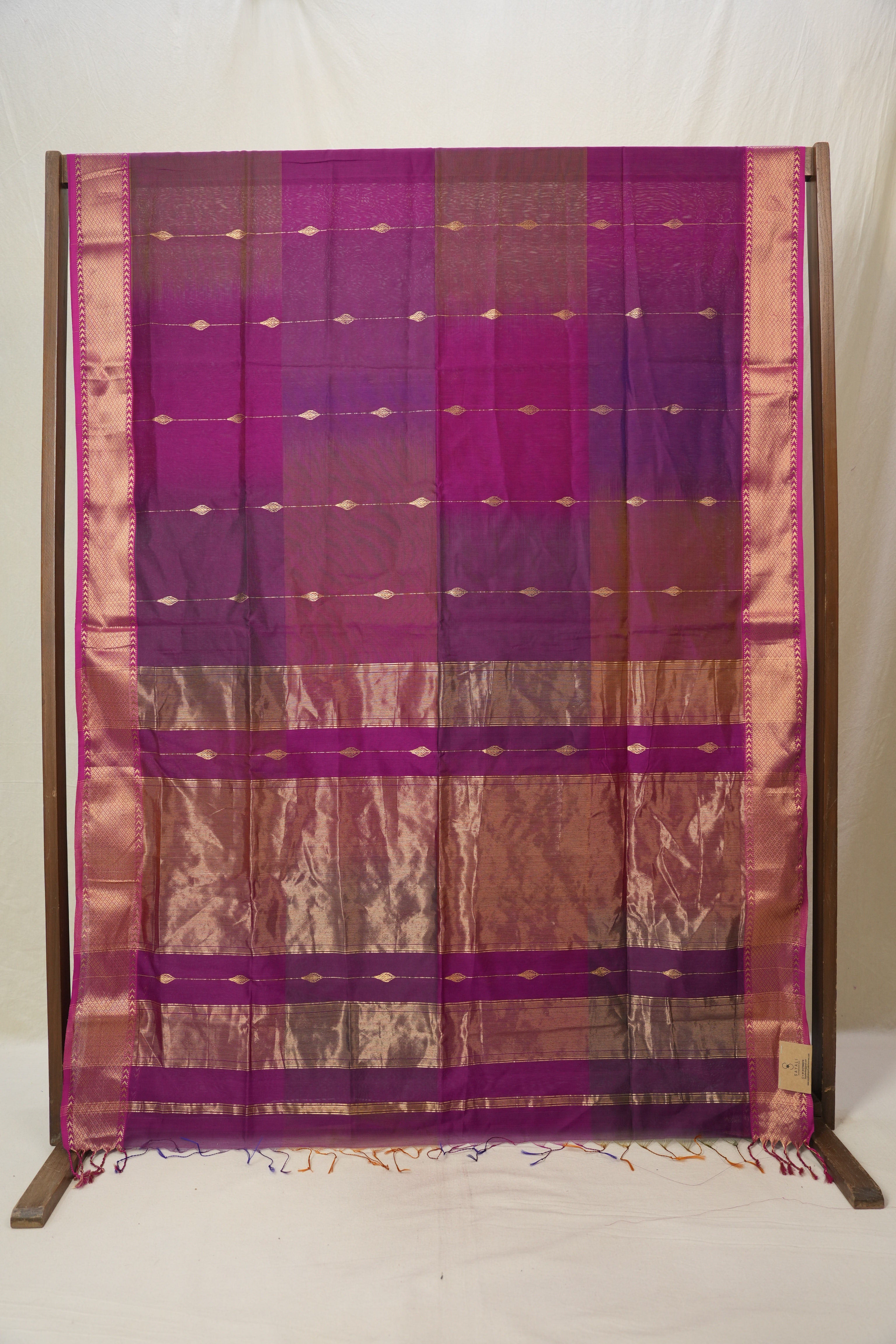 Multicolor Maheshwari Saree - SRMMS1109