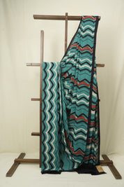 Green HBP Cotton Saree - SRGCS3524